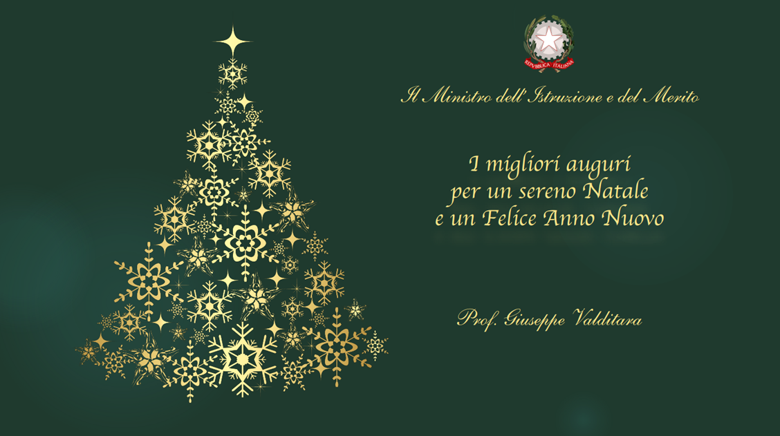 auguri ministro valditara